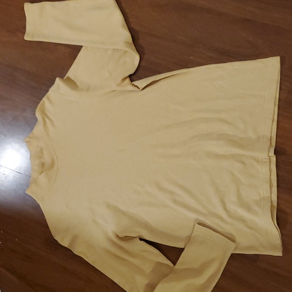 Croft & Barrow Bundle of 2 Tan Mock Stretch & Pink Turtlenecks - Size Medium - Picture 2 of 11